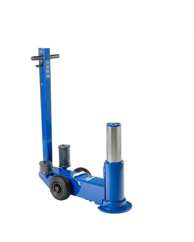 65 Tonne Single Stage Ram High Lift Air Hydraulic Trolley Jack - AH65-1H