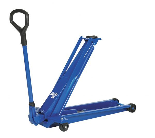 1.3 Tonne Ultra Low, High Lift, Long Reach Trolley Jack with Quick-lift pedal - WDK13HLQ