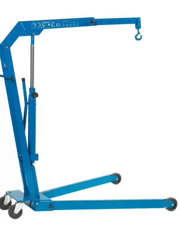 500Kg Foldaway Floor Crane - WJN5 500Kg Foldaway Floor Crane - WJN5